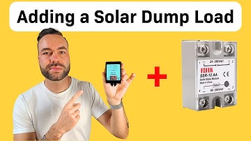 Solar Dump Load - Verwarm water wanneer de batterijen vol zijn
