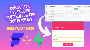 Cómo Crear Usuarios en FlutterFlow con Supabase API - Guía Paso a Paso