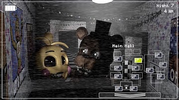 Toy Chica vs Withered Freddy FNaF in Real Time Animated