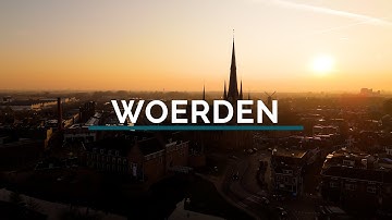 Woerden bij zonsondergang🇳🇱 | Drone video 4K UHD (2025)