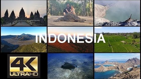 Indonesia - Drone 4K - Komodo / Ubud / Yokyakarta / Bromo mount / Ijen Crater