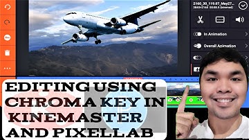 Basic editing in Kinemaster & PixelLab | How to use Chroma Key green screen effect | The easiest way
