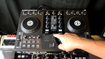 Native Instruments Traktor Kontrol S2 Digital DJ Controller Video Review Demo (With MIDI)