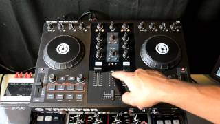 Native Instruments Traktor Kontrol S2 Digital DJ Controller Video Review Demo (With MIDI)