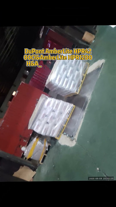 DuPont AmberLite HPR4200Cl&AmberLite HPR1200H&AmberLite IRC120NA ion exchange resin shipped to Daton