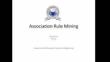 Association Rule Mining (Part 1) - Basics