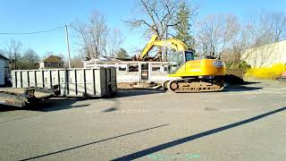 Tom's Diner in Roxbury is Demolished