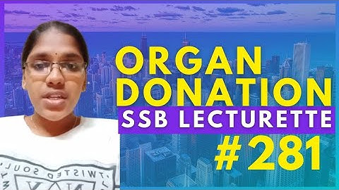SSB Lecturette Topic| ORGAN DONATION |#281 |Daily Lecturette Practice|SSB INTERVIEW