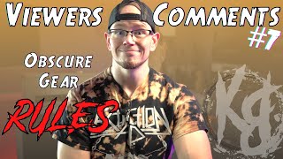 Obscure Gear Videos, Made In China vs Made In USA, Peavey Classic For Metal?! | Viewers Comments 7