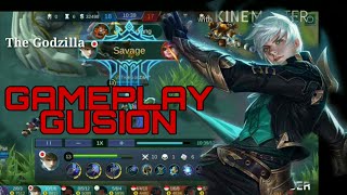 Savage Gameplay Gusion Moonlight Sonata Mobile Legends Bang Bang