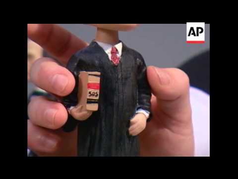 A handful of U.S. Supreme Court justices have now been immortalized with bobbleheads, highlighting t