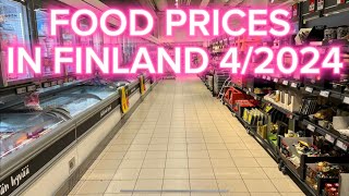 FOOD PRICES IN FINLAND, APRIL 2024