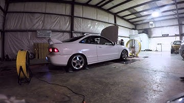 My Acura integra on dyno