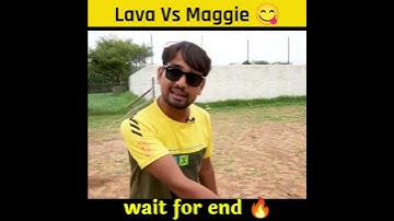 Maggie VS Lava 🔥😱#shorts @MRINDIANHACKER @CrazyXYZ @TheExperimentTv