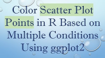 Color Scatter Plot Points in R Based on Multiple Conditions Using ggplot2