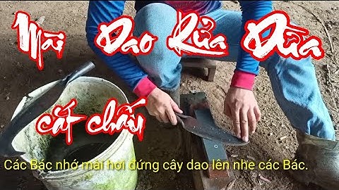 Cách Mài Dụng cụ rửa dừa, vệ sinh cây dừa có cắt chấu|| Thể Thao & Cuộc Sống.