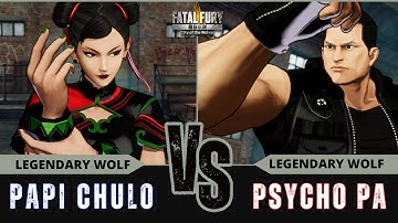 FF:CotW 🐺 PAPI CHULO (Chun-Li) vs PSYCHO PA (Kevin Rian)⭐Replay Match - FATAL FURY: CotW - 11/25