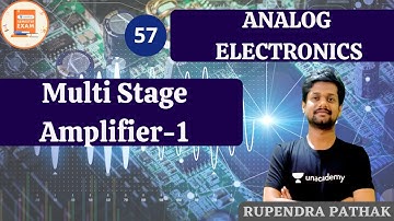Multi Stage Amplifier-1 | Analog Electronics | GATE & ESE | ECE | Rupendra Pathak