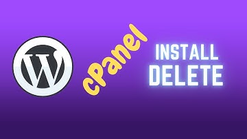 How to Install and Delete WordPress in cPanel | cPanel WordPress Install and Remove Process