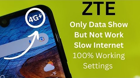 ZTE No Internet Solution | Zte Internet Settings Any Latest Smart Phone 100% Working