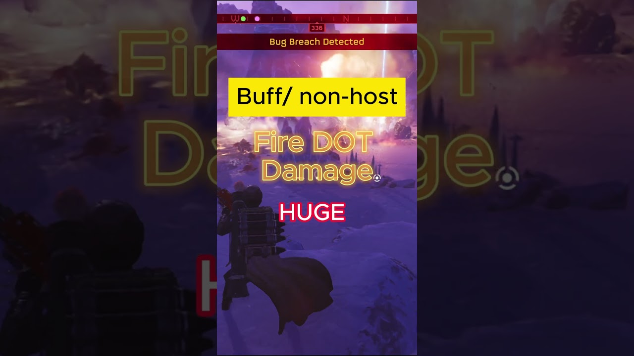 Fire DOT fix (buff for non-host) is HUGE  for terminids 