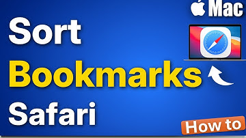 Bladwijzers sorteren in Safari op Mac