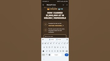 How I Earned $1,000,000 at 18 Online | MemeGirls Code | Memefi Today secret code | #memefi