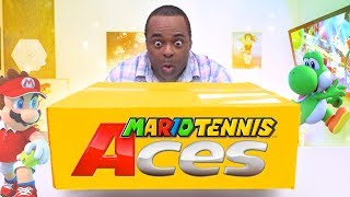NINTENDO SENT THIS! [Mario Tennis Aces Unboxing]