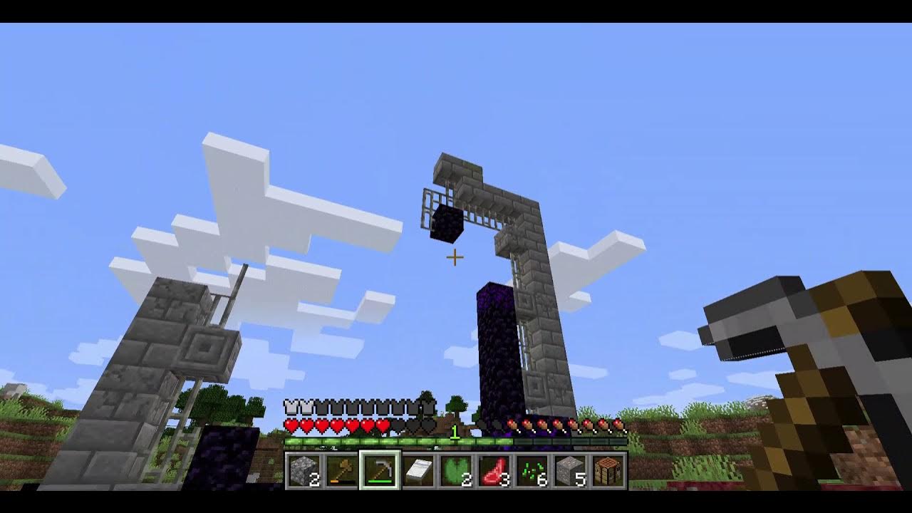 Minecraft 1.16 5 Singleplayer Rare broken Nether portal generation