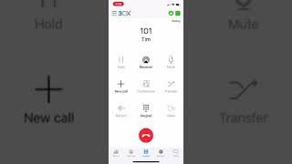 Call Transfer on the 3CX Mobile App screenshot 2