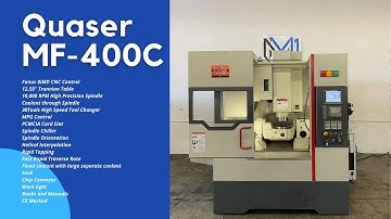Quaser MF-400C 5 Axis CNC Vertical Machining Center Mill VMC 1000RPM 2011 - MachineStation # 1952