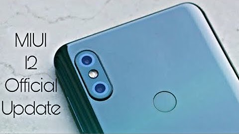 Xiaomi Mi Mix 3 Official MIUI 12 Update