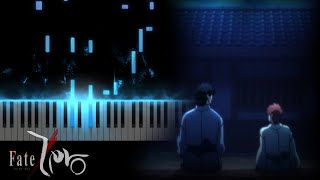 Fate/Zero OST - Silver Moon (the latter part) || Piano Tutorial