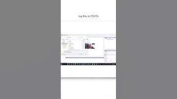 How to create a Log file in STATA to save your work? #data #dataanalysis #stata #datascience #excel