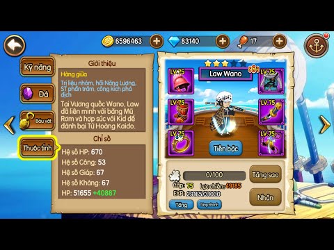 Nhận Law Wano trong gomu Huyền thoại