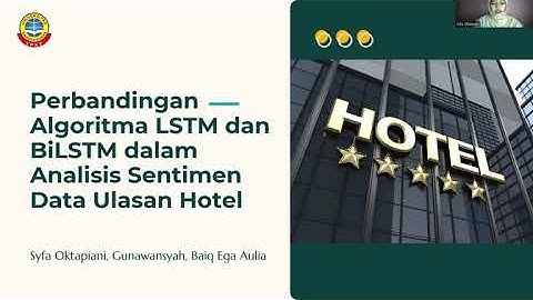 [SoBAT 7] Analisis Sentimen Ulasan Hotel: Perbandingan Algoritma LSTM dan BiLSTM