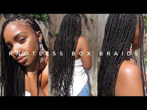 Knotless Box Braids (Beyonce Inspired) - YouTube