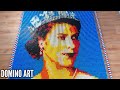 Queen Elizabeth II Tribute Made From 7,800 DOMINOES | Domino Art