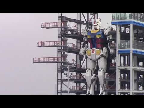 Life Size 1/1 RX-78F00 Movement test 😱😱😱