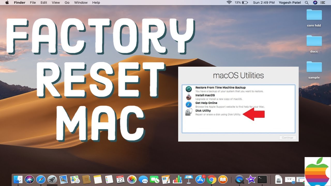 How to Factory Reset a Mac - YouTube