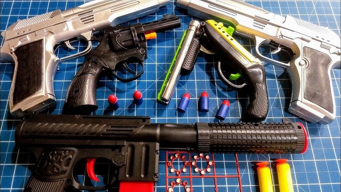 1 Peça Pistola De Brinquedo Para Tiro Com Ejeção De Cartuchos E Balas  Macias Realista De Cor Aleatória Para Treinamento Ao Ar Livre