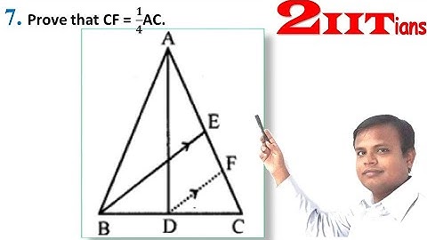 Midpoint Theorem Ex 11 Q7 Class 9 Maths ICSE ML Aggarwal Solutions