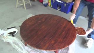 Mersman Mid Century Table Refinish Part 1