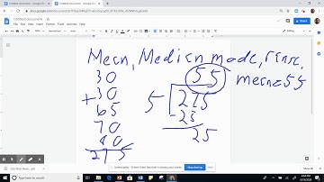 GED Math Mean, Median, Mode, Range