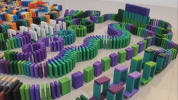 10 Minutes of Dominoes Falling in Reverse! | Satisfying Compilation (No Music)