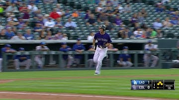 LAD@COL: Dahl drives in LeMahieu on an RBI single