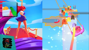 Hair challenge 💃💃 all levels gameplay android ios, all level solution