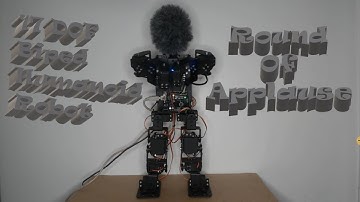 17 DOF Biped Humanoid Robot Round Of Applause