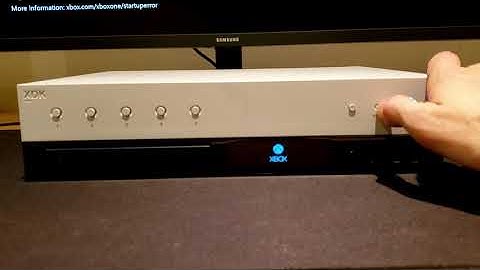 Project Scorpio Xbox Development Kit booting up.