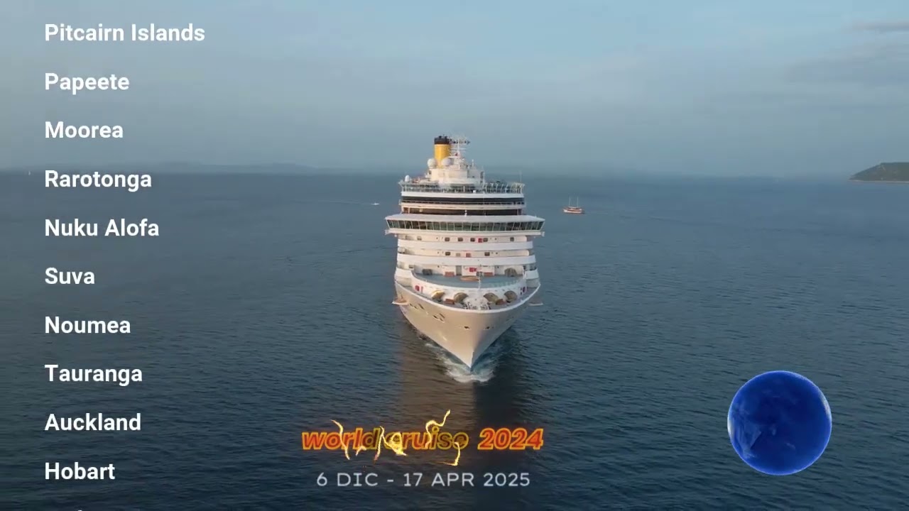 🌍🚢 Giro del Mondo 2024-25 | Le Tappe del Viaggio con Costa Deliziosa